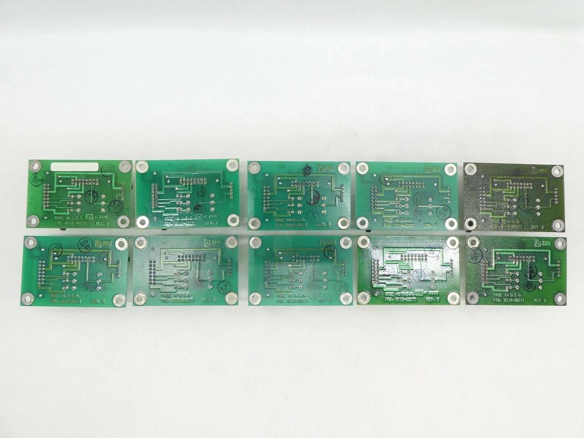 Used AMAT Applied Materials 0100-00171 Independent Helium Control PCB Lot of 10 Spare