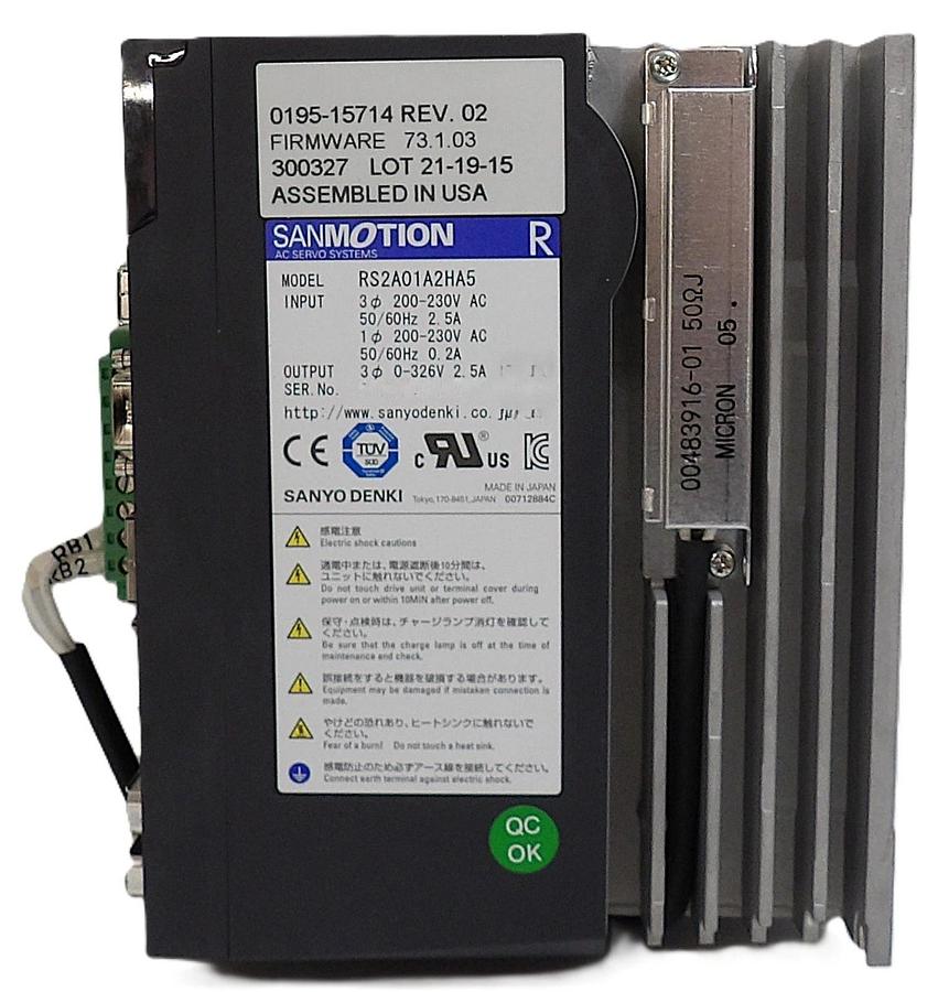 Sanyo Denki RS2A01A2HA5 AC Servo Amplifier SANMOTION R New Surplus