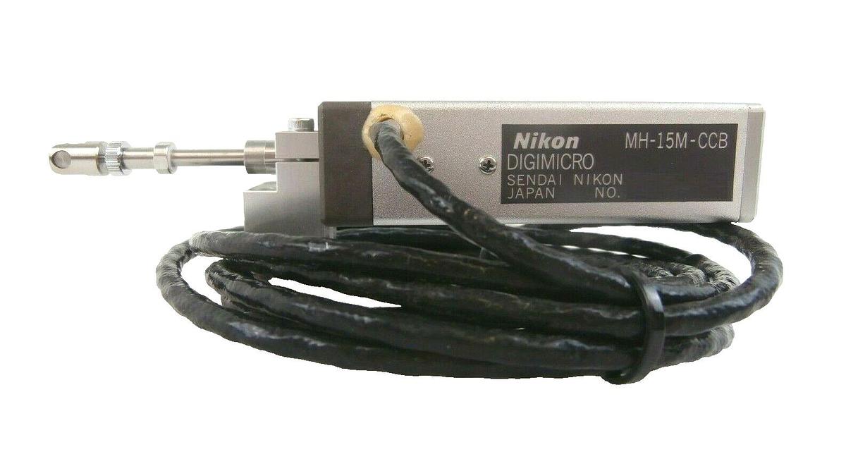 Used Nikon Precision MH-15M-CCB Digital Micrometer DIGIMICRO NSR-S205C Working