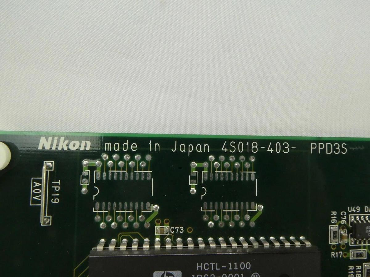 Used Nikon 4S018-403 PPD Control PCB Card PPD3S NSR-S204B Working Surplus