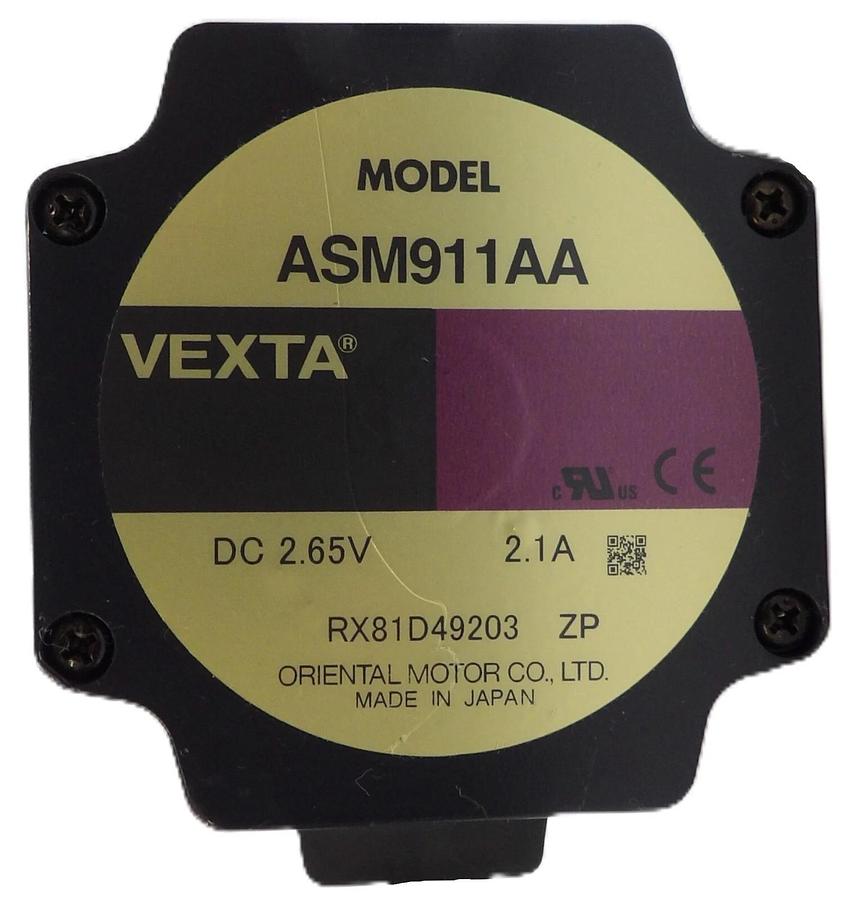 Used Oriental Motor ASM911AA Stepper Motor VEXTA Used Working