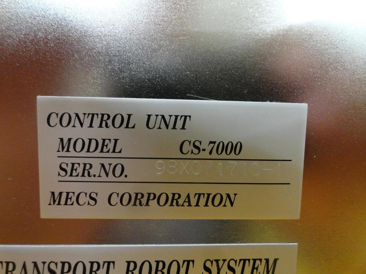 Used MECS UTV-2500H-SYSTEM Wafer Transport Robot System Controller CS-7000 Used