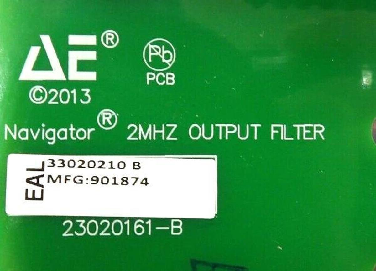 Used AE Advanced Energy 23020161-B Navigator 2MHZ Output Filter PCB 33020210 Working