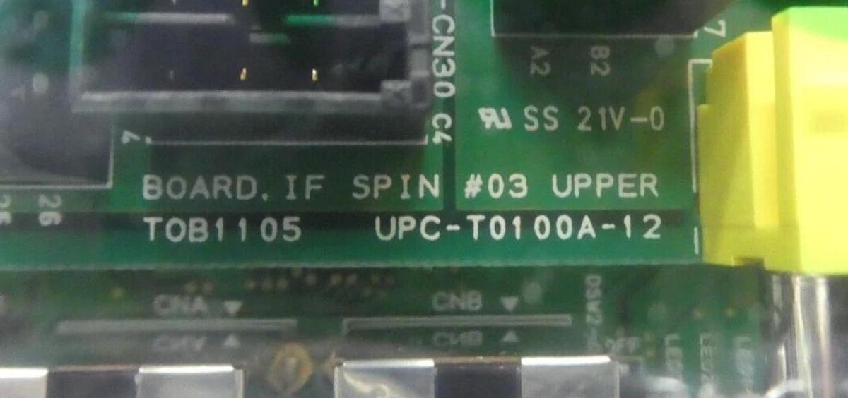 TEL Tokyo Electron 5044-000248-11 IF SPIN #03 PCB LPC-T0099A-12 UPC-T0100A-12