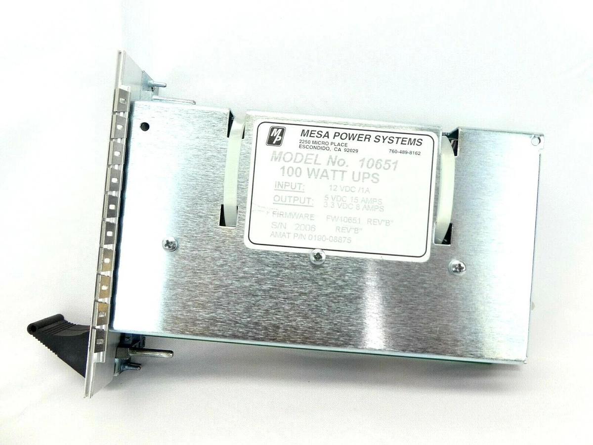Used Mesa Power Systems 10651 100 Watt UPC PCB Card AMAT 0190-08875 Cu Working Spare