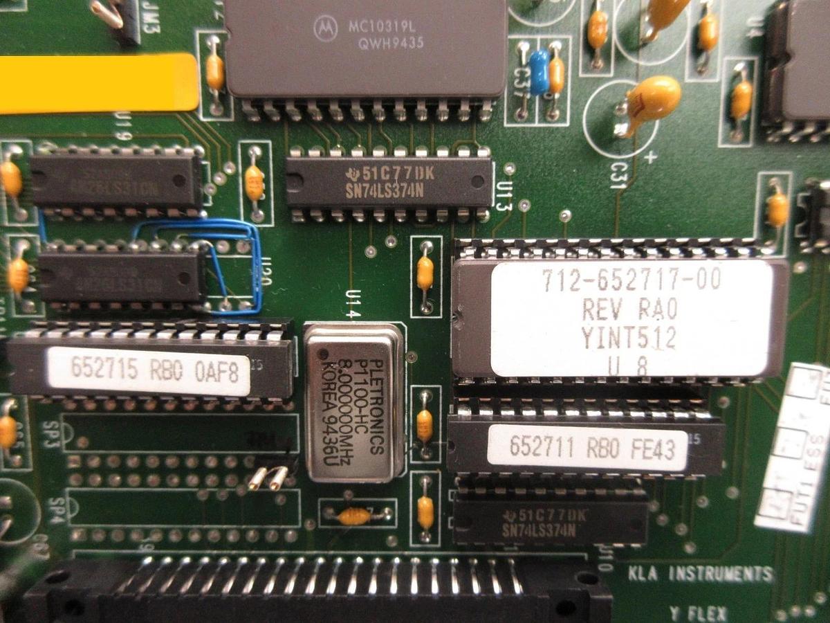 Used KLA Instruments 710-650204-20 Y Flex Board PCB 2132 200mm Wafer Used Working