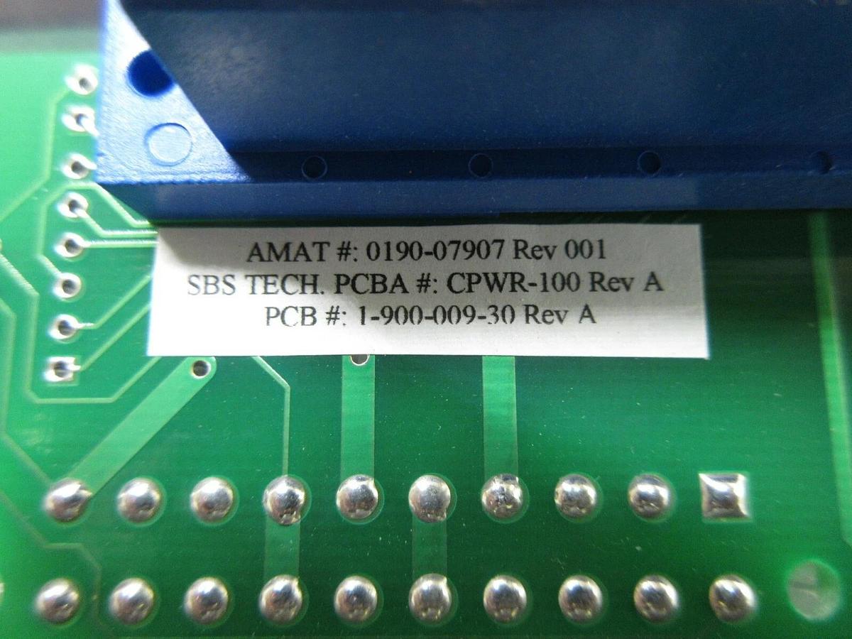 Used SBS Technologies 900-009-30A Interface Board PCB CPWR-100 AMAT 0790-07907 Used