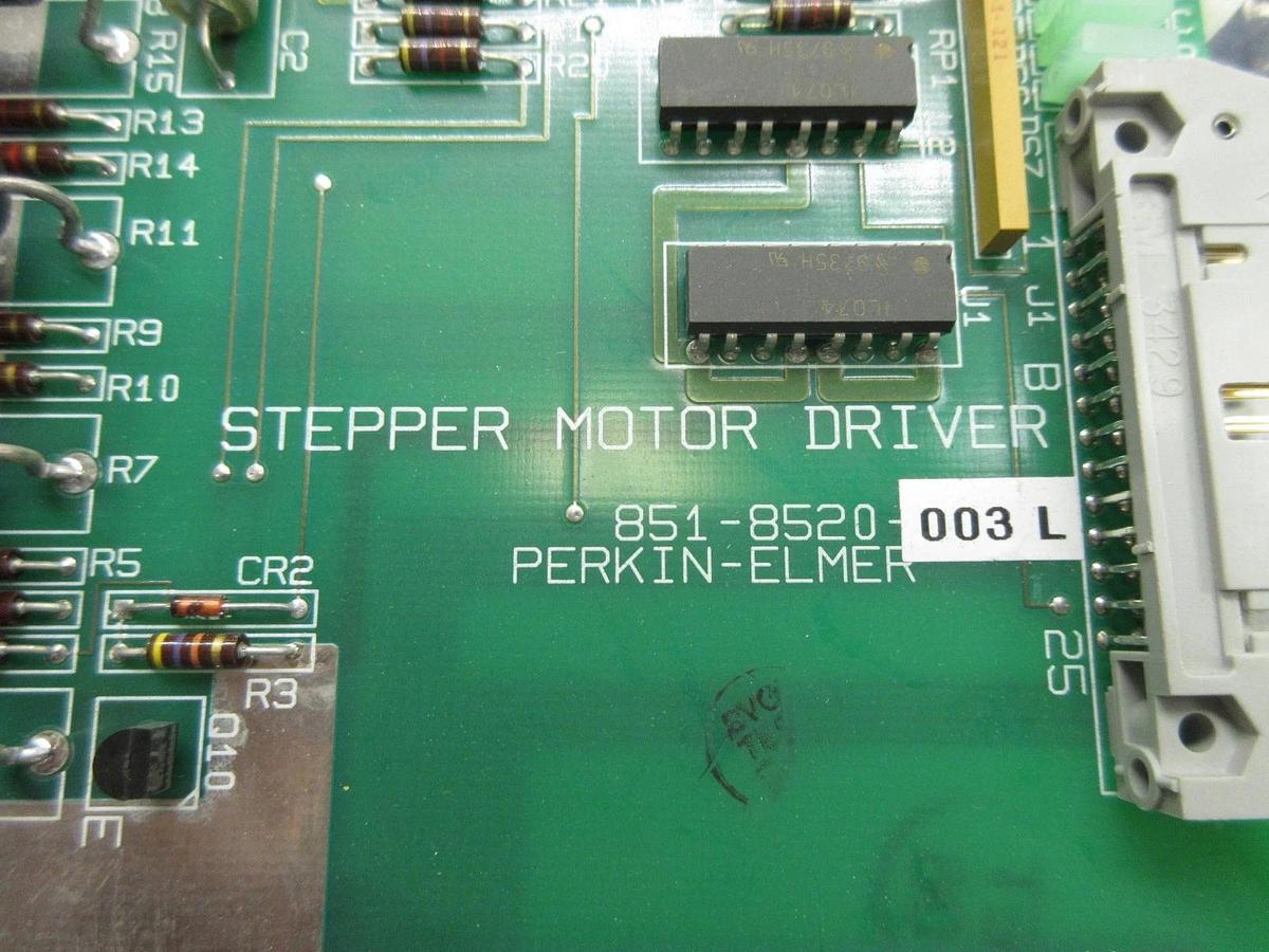 Used Perkin-Elmer 851-8520-003 Stepper Motor Driver PCB Card Rev. L SVG 90S Used