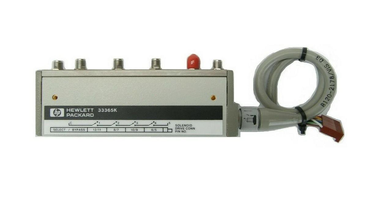 Used HP Hewlett-Packard 33365K Multi-Port RF Coaxial Switch Working Spare