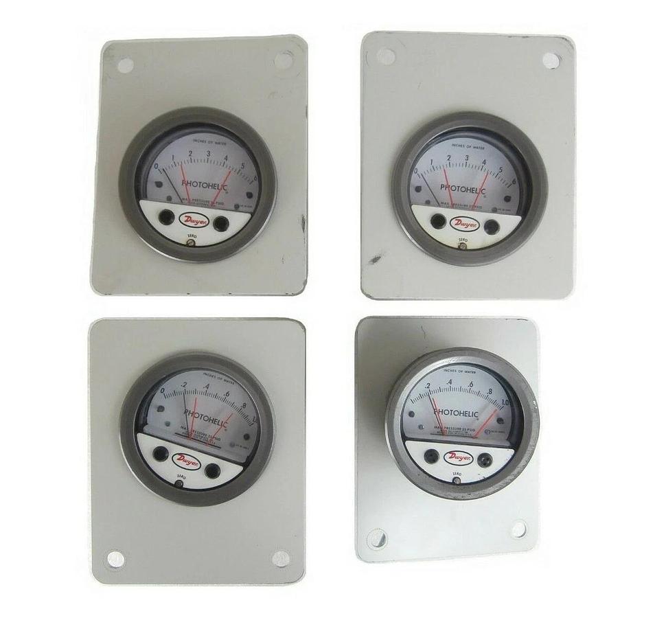 Used Dwyer Instruments Series A3000 A3001 C and A3006 Reseller Lot of 4 Working Spare
