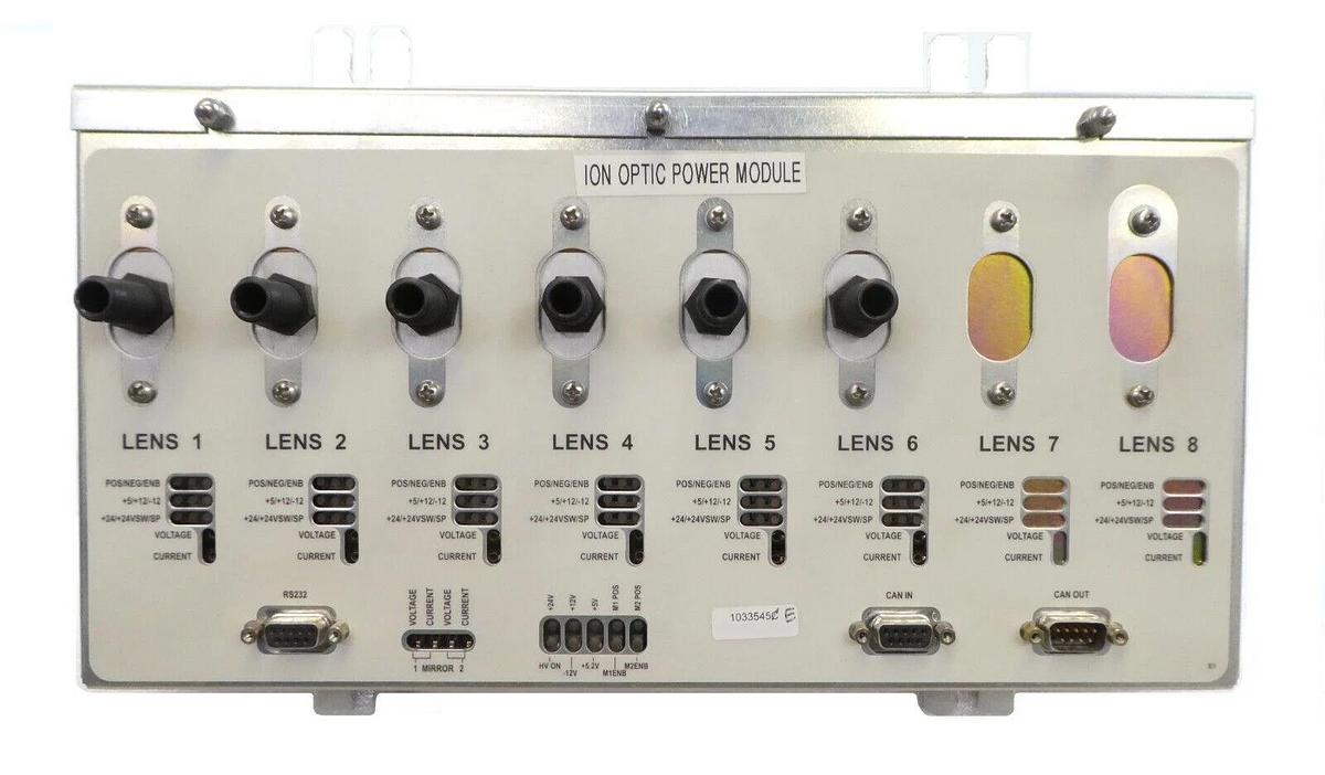 Used AB Sciex 1033545 6-Lens Spectrometer Ion Optic Power Module Untested Surplus