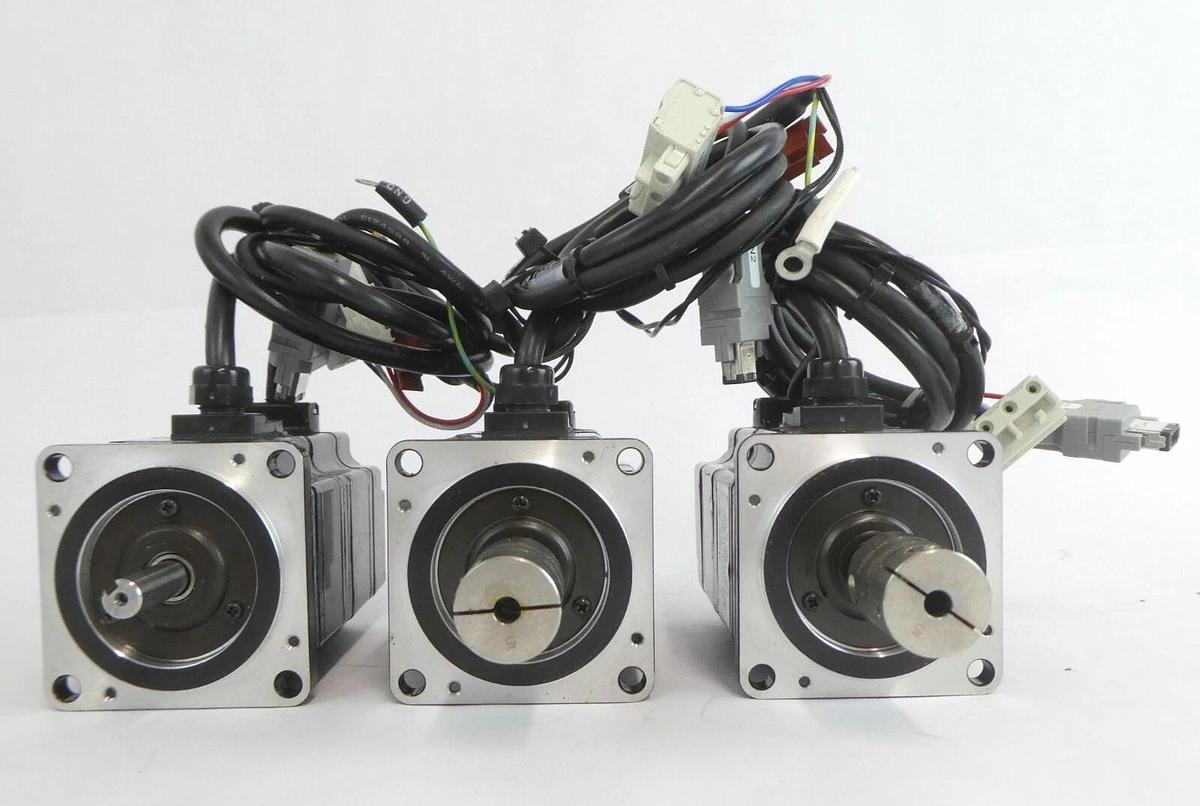 Used Yaskawa SGMPH-01AAE-YA11 SGMPH-01AAE-YA13 Servo Motor Lot of 10 Working