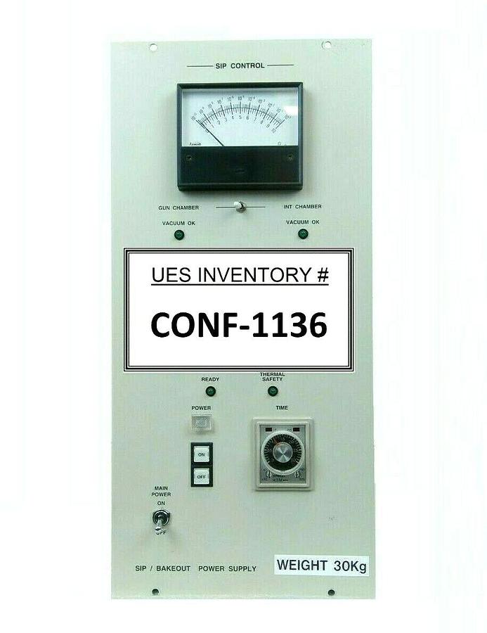Used JEOL SIP Control SIP/BAKEOUT Power Supply JWS-7555S Wafer Defect SEM Working