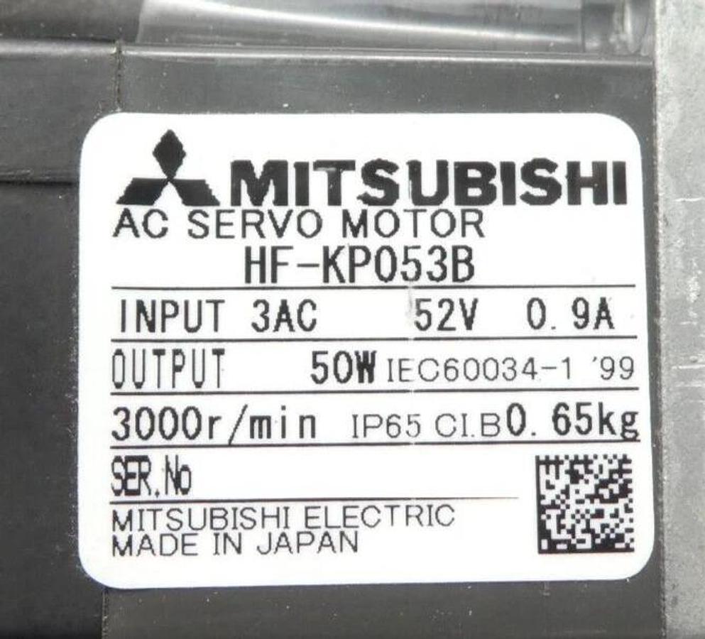 Used Mitsubishi Electric HF-KP Servo Motor HF-KP13 HF-KP053B HF-KP23 Lot of 7 Working