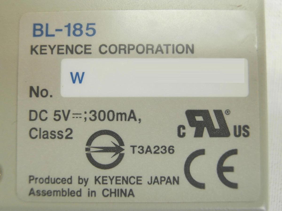 Used Keyence BL-185 Ultra Small CCD Barcode Reader Reseller Lot of 2 Used Working