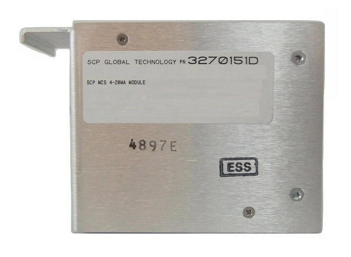 SCP Global Technology 3270151D MCS 4-20MA Module Santa Clara Plastics New Spare