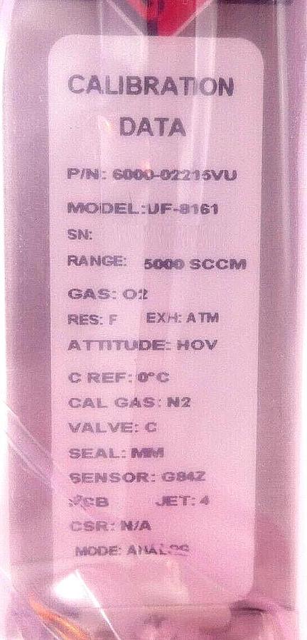 Celerity 6000-02215VU Mass Flow Controller MFC UF-8161 5 SLM O2 OEM Refurbished