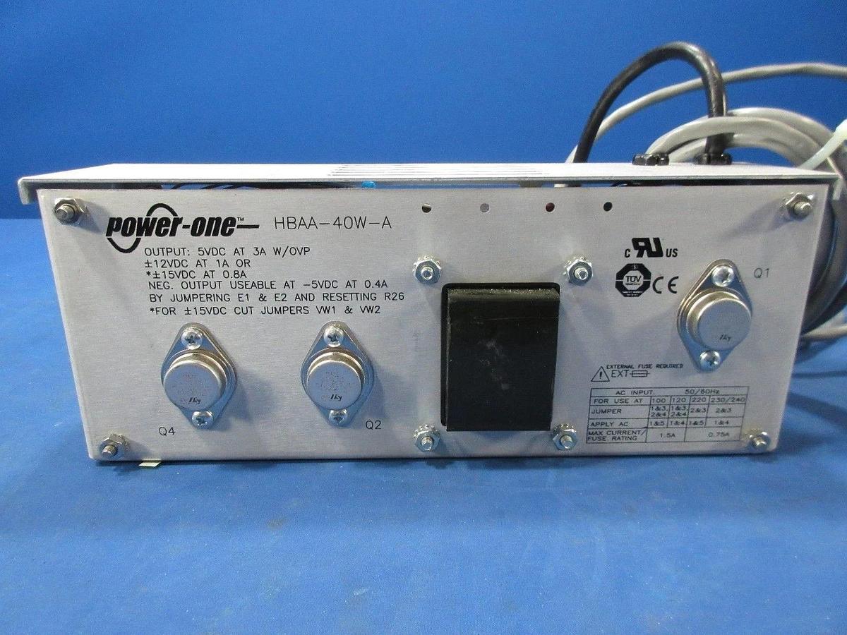 Used Power One HBAA-40W-A Power Supply Summit ATC Handler Lot of 12 Used Working