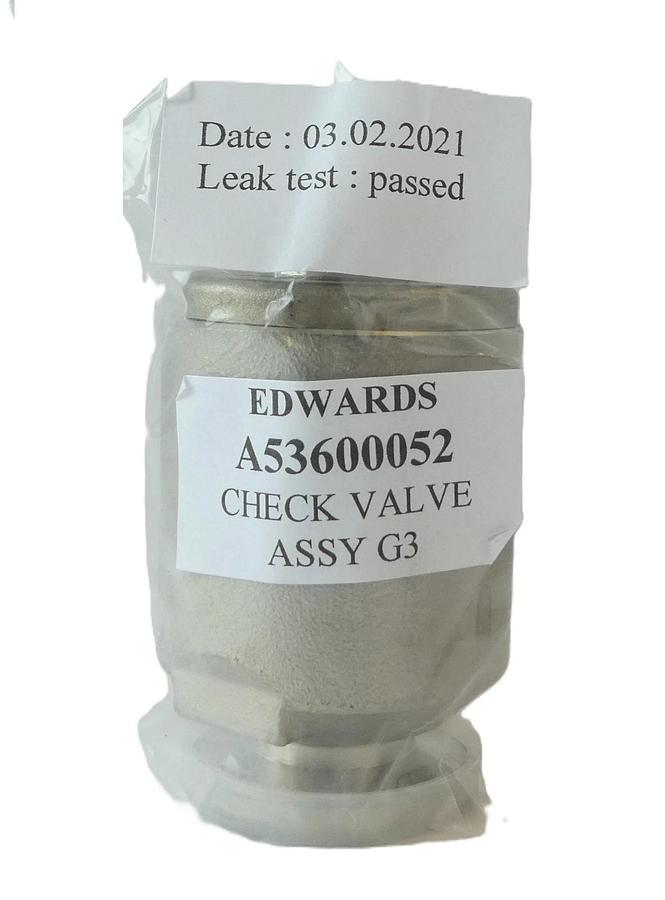 Edwards A53600752 Vacuum Pump Check Valve iGX Series NW25 New Surplus