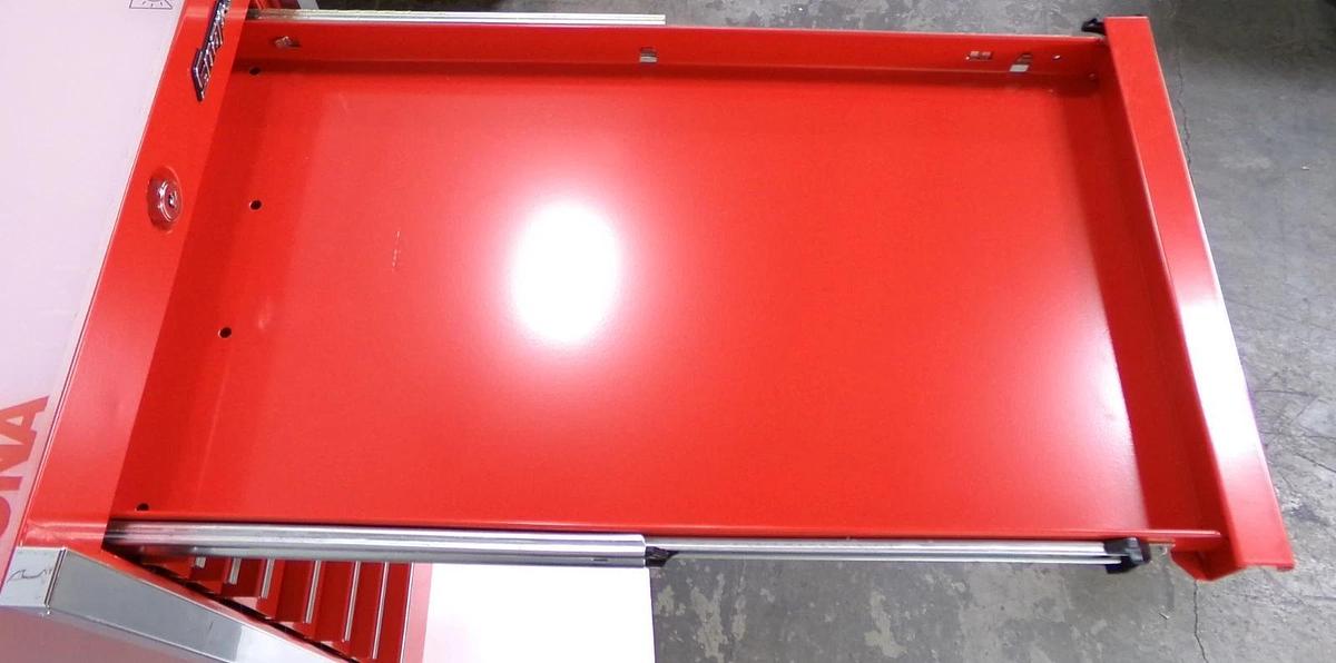Snap-On Industrial KRDC1011APBI 19" 8-Drawer Red Powder Tool Box New