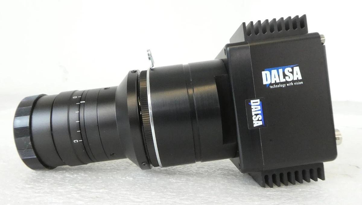 Used Teledyne DALSA S2-12-02K40 Monochrome Inspection Camera Nikon 52mm Lens Working