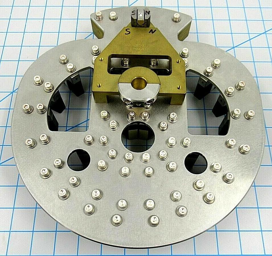 Used AMAT Applied Materials 9090-00491 Quad Magnet Temperature Network Module Working