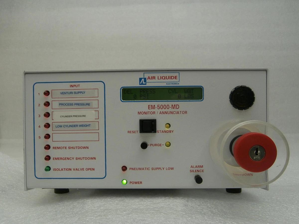 Used Air Liquide Electronics EM-5000-MD Monitor Annunciator Used Working