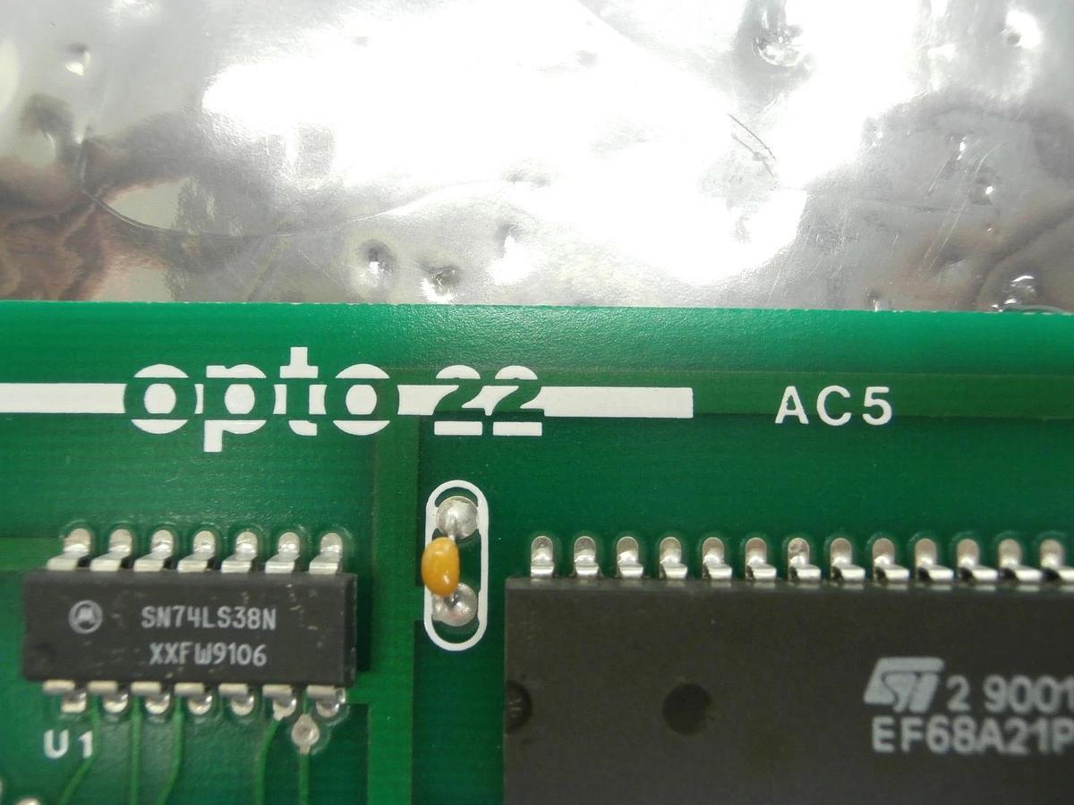 Used Opto 22 AC5 I/O Module Controller ISA Interface PCB Card Lumonics LW-CO2 Used