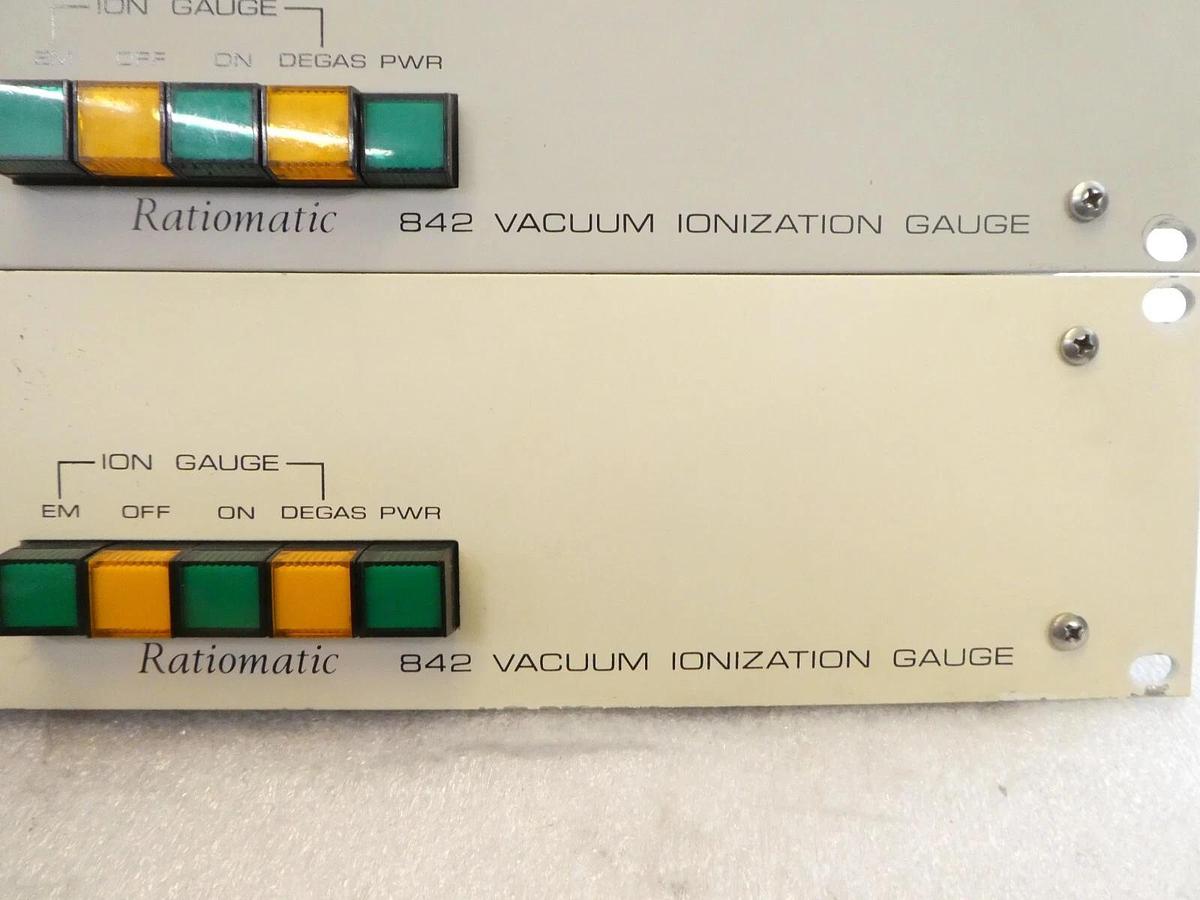 Used Varian 842 Vacuum Ionization Gauge 842 K3132-308 842-302 Lot of 2 Working Spare