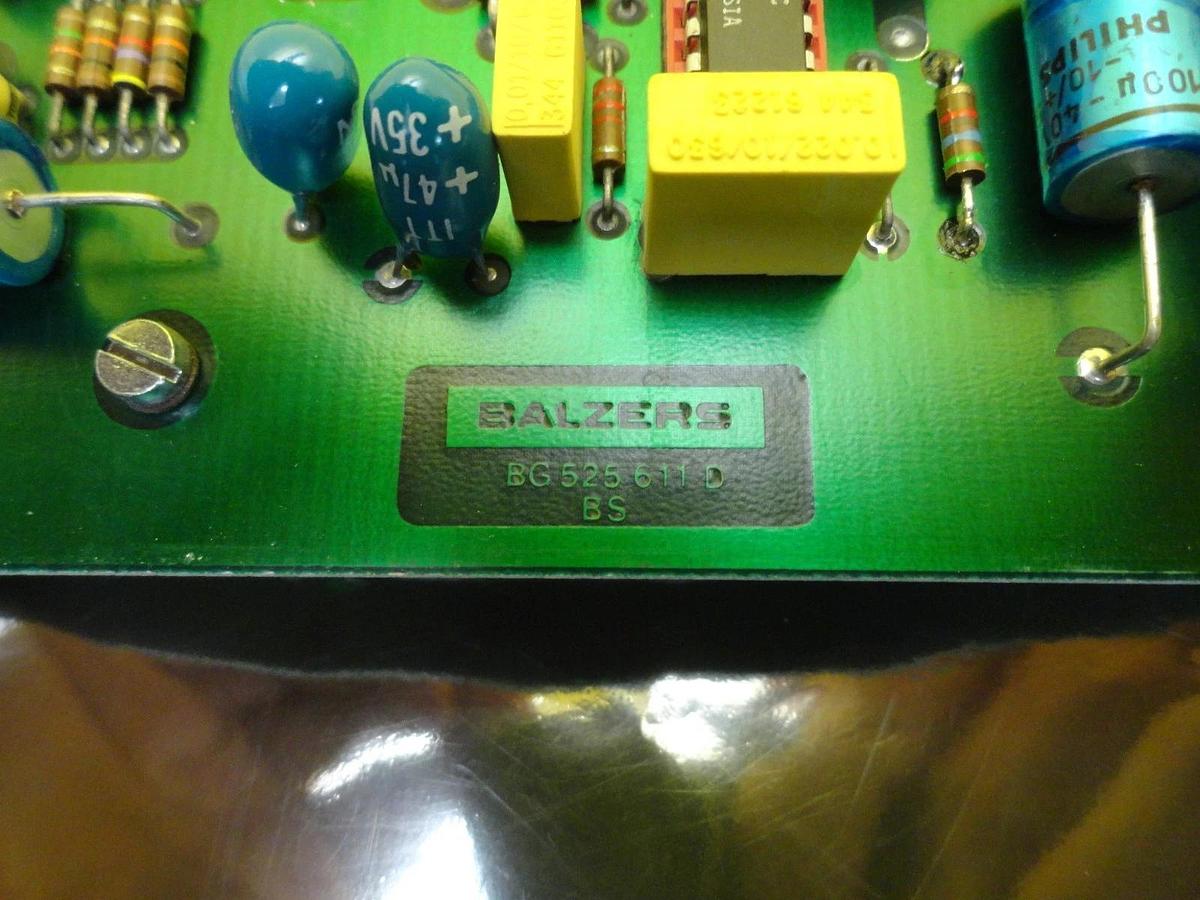 Used Balzers BG 525 570 CT Power Supply PCB Card BG 525 574 BS Used Working
