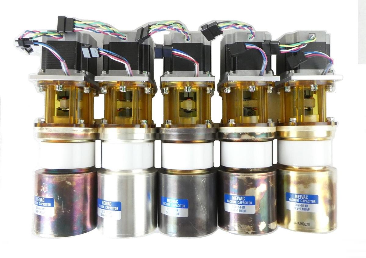 Used Meivac SCV-514M Vacuum Variable Capacitor RF Matcher PK266-03A Lot of 5 Working