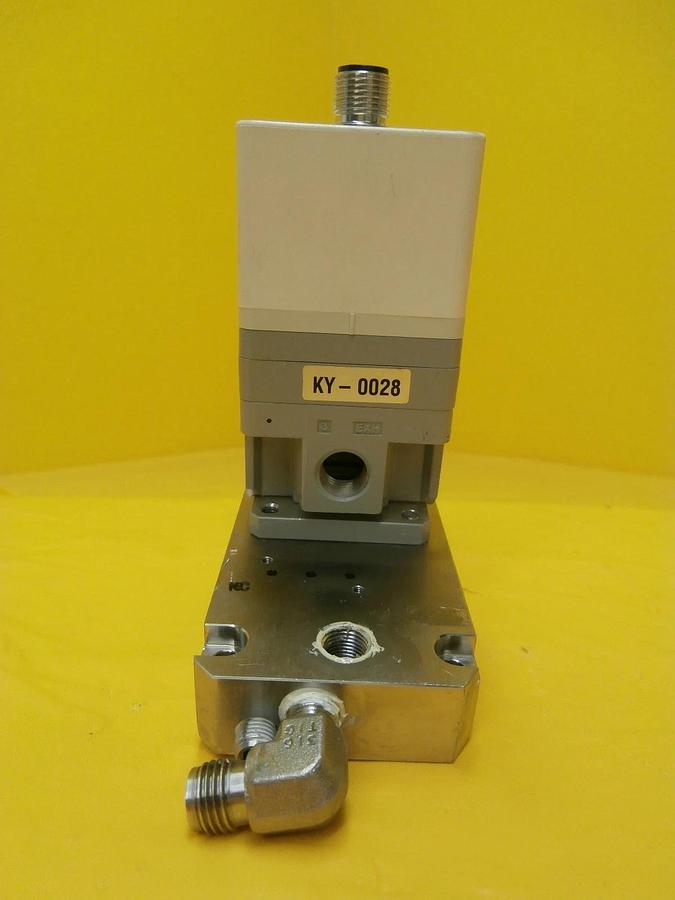 Used AMAT Applied Materials 0021-78097 Manifold with SMC ITV2031-31N3N4-X97 Copper