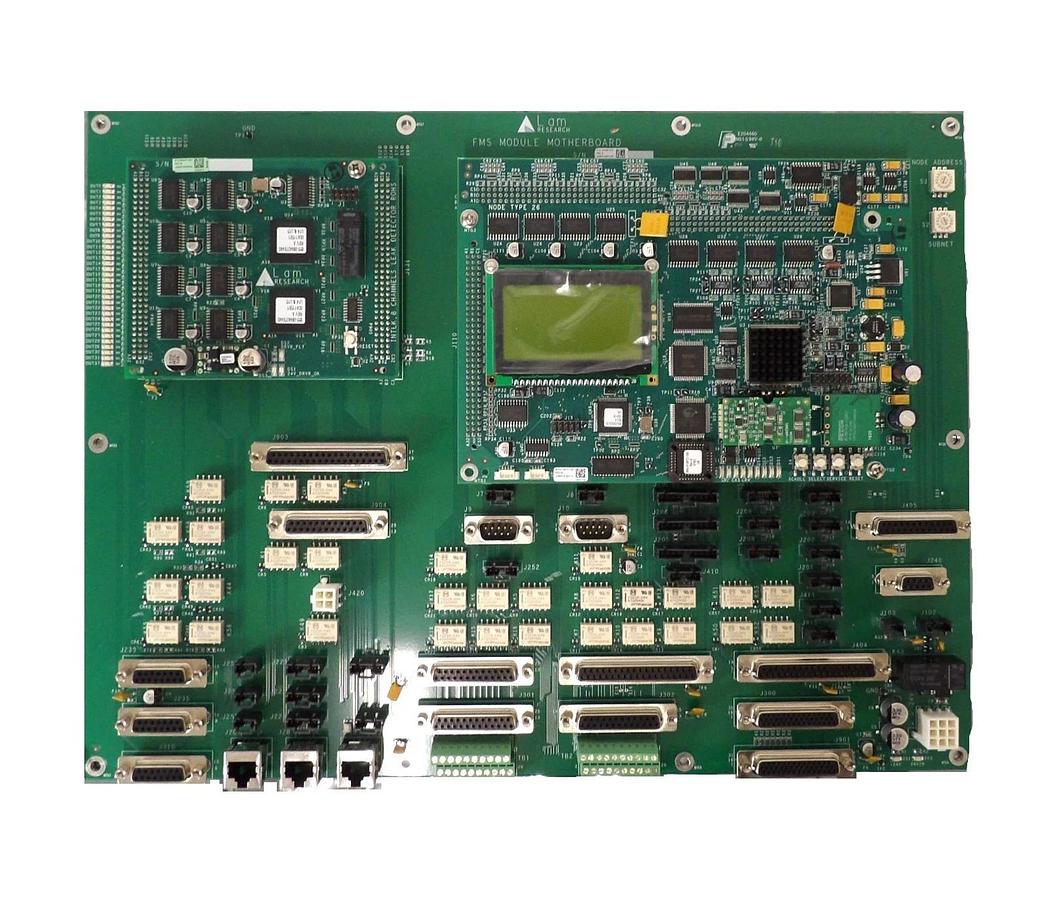 Used Lam Research 810-102499-002 FMS Module Motherboard PCB 810-013872-108 Surplus