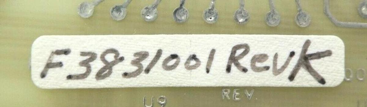 Used Varian Semiconductor VSEA F3831001 Power Fail/RTC PCB Card Rev. K Working Spare