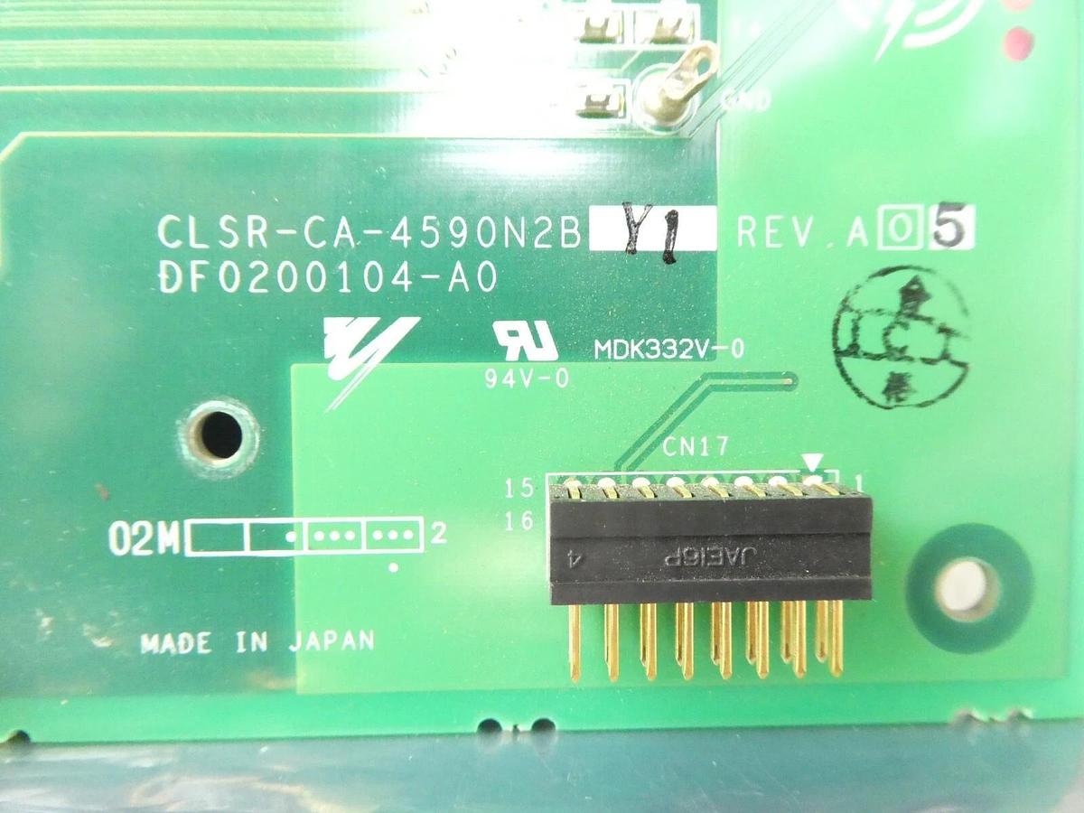 Used Yaskawa Electric CLSR-CA-4590N2BY1 Interface PCB DF0200104-A0 Nikon NSR Working