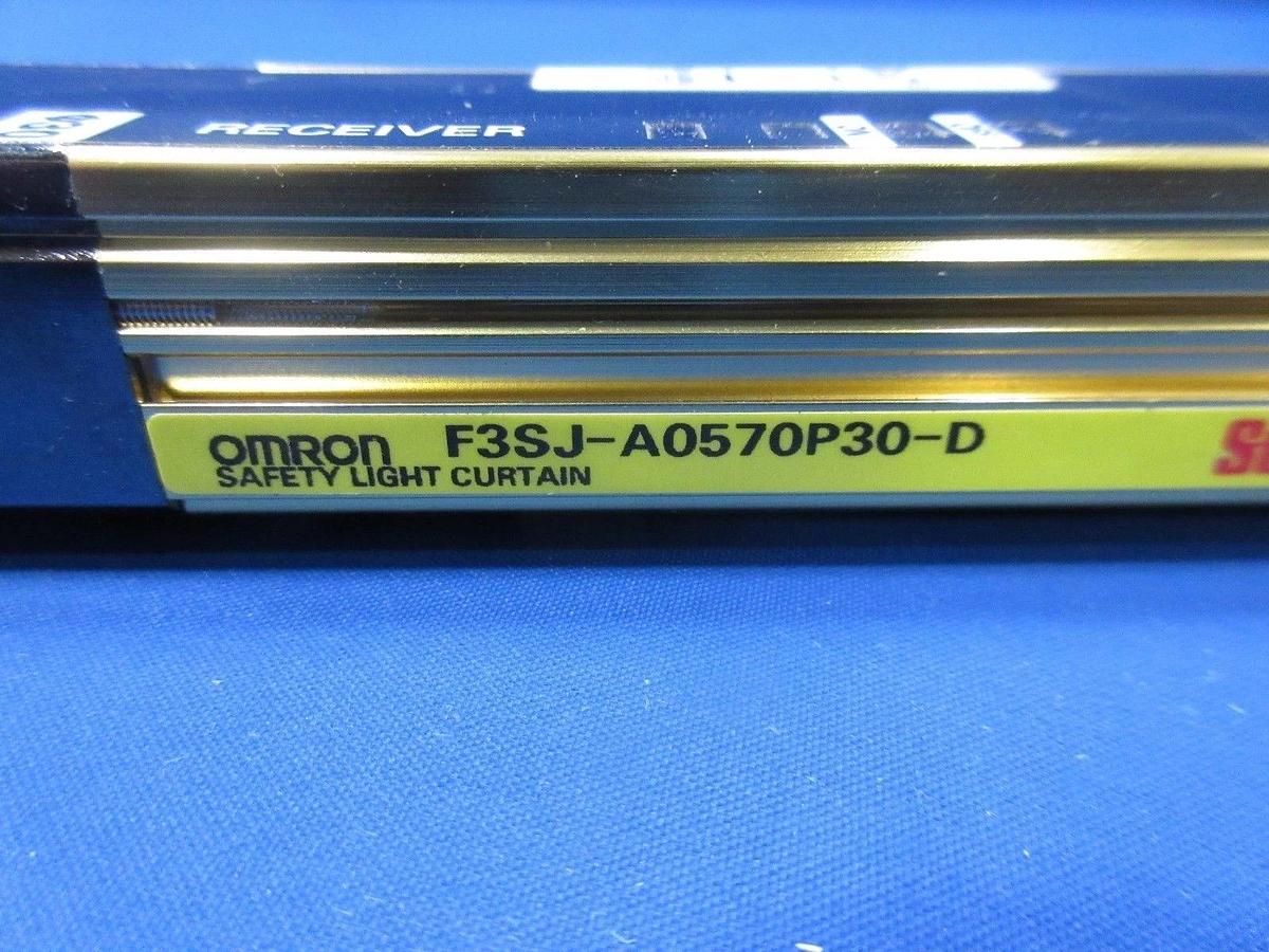 Used Omron F3SJ-A0570P30-D Safety Light Curtain Receiver Sti Type 4 ESPE used working