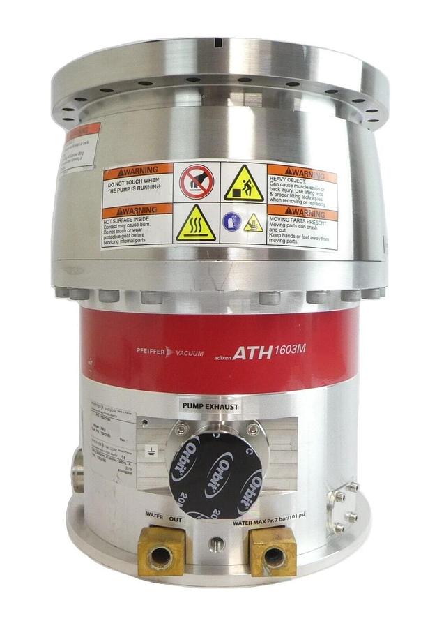 Used ATH 1603M Pfeiffer Vacuum Y25221B0 Turbomolecular Pump Turbo Working Surplus