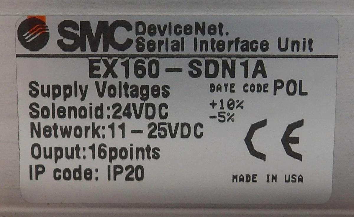 Used SMC EX160-SDN1A 8-Port Pneumatic Manifold AMAT 0190-13033 Lot of 2 Working