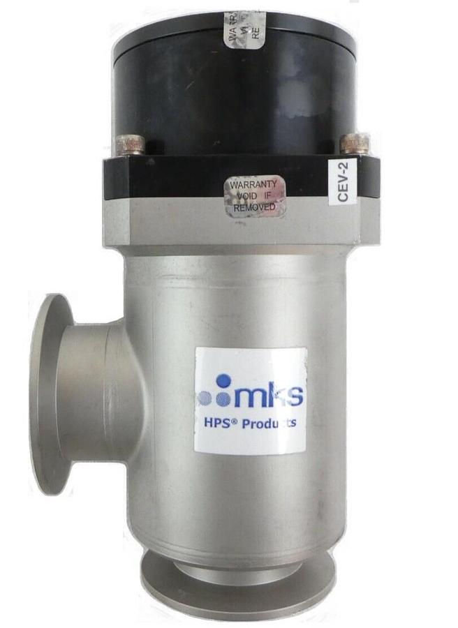 Used MKS Instruments LPV1-50-AK-CNZS Pneumatic Right Angle Chamber Valve NW50 Working
