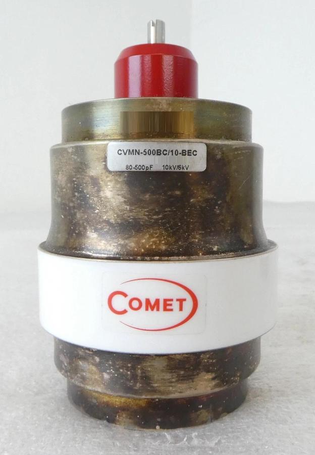 Used Comet CVMN-500BC/10-BEC Variable Vacuum Capacitor Reseller Lot of 2 Working
