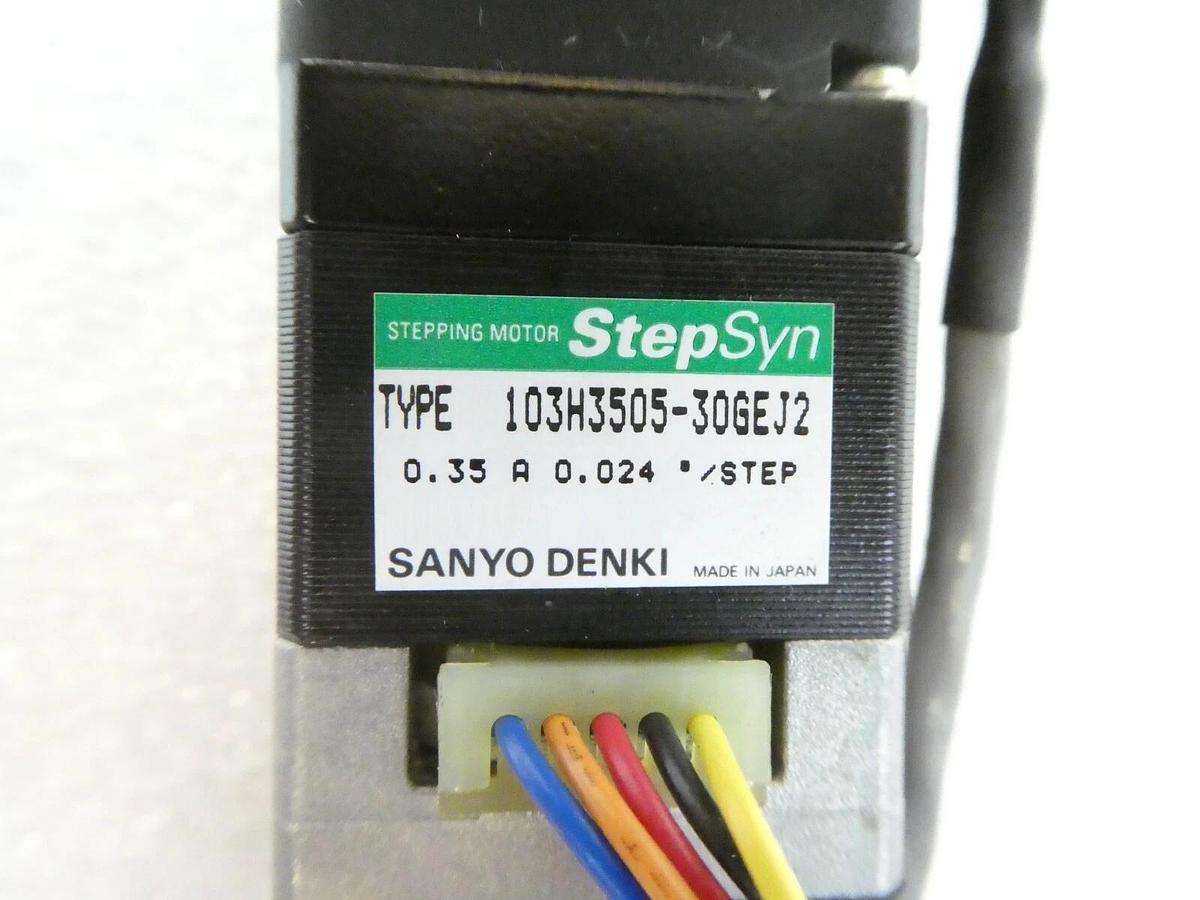 Used Sanyo Denki 103H3505-30GEJ2 Stepping Motor Reseller Lot of 8 Working Surplus