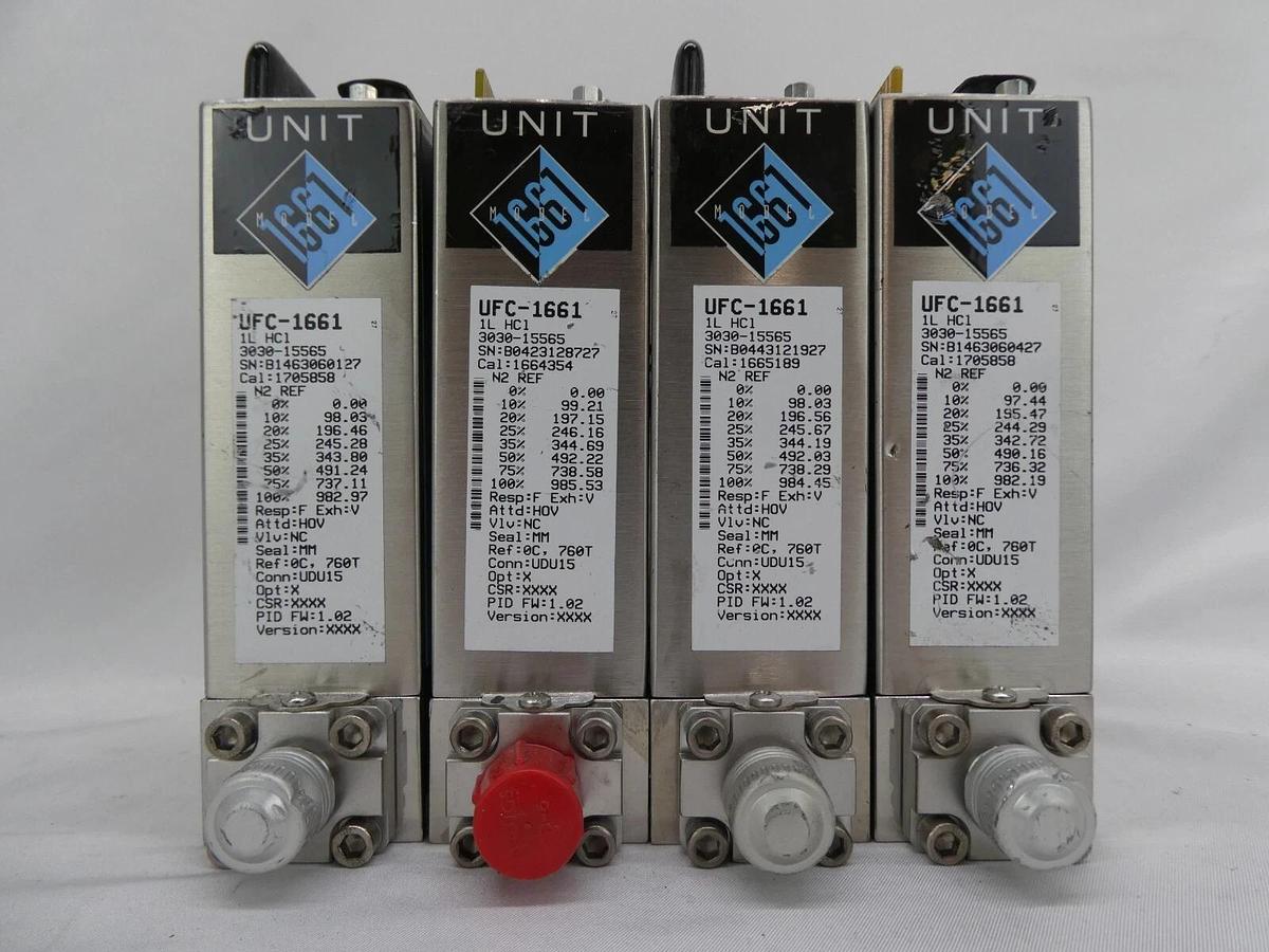 Used Celerity UNIT UFC-1661 Mass Flow Controller MFC HC1 Reseller Lot of 9 Working