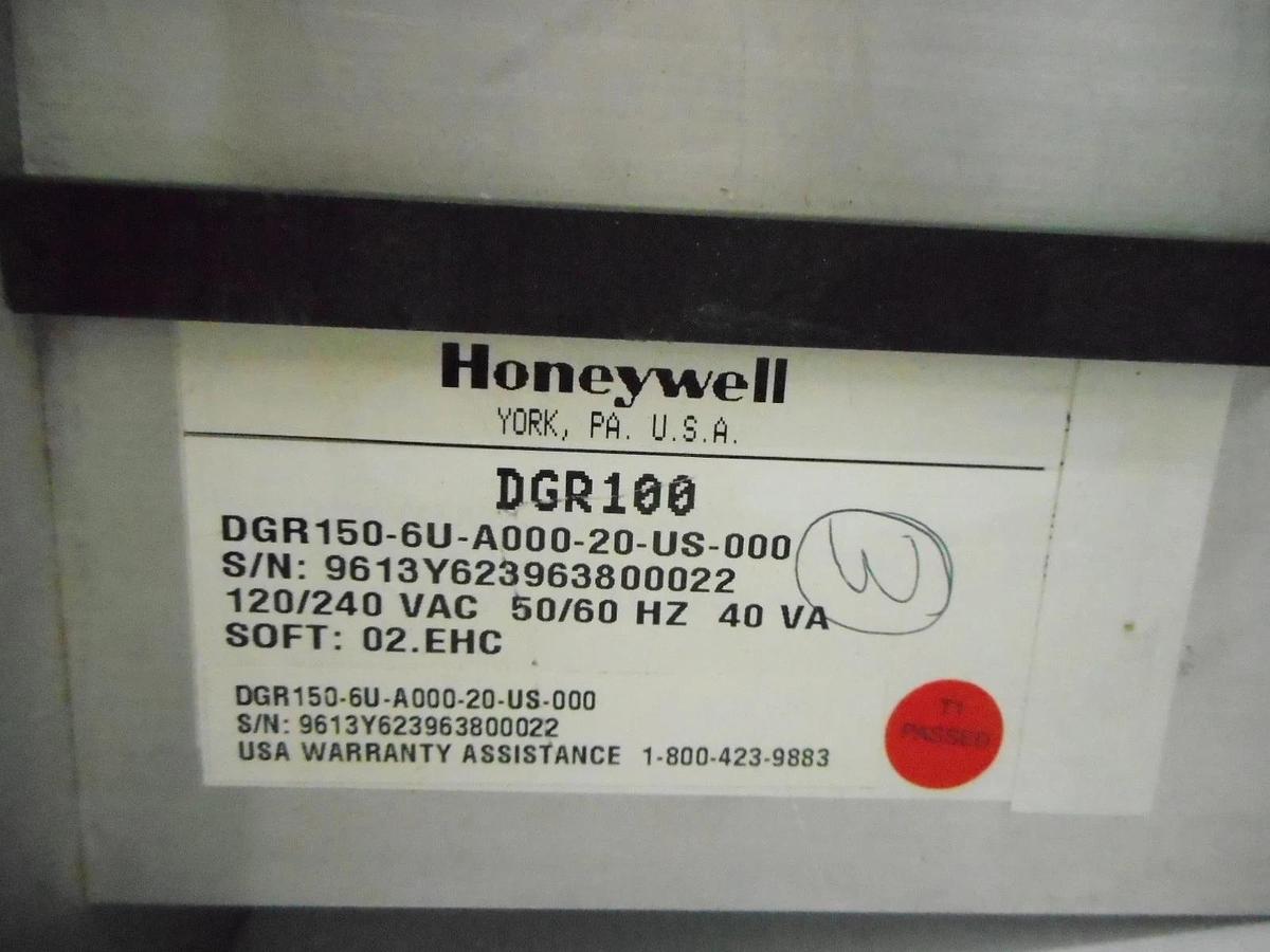 Used Honeywell DGR150-6U-A000-20-US-000 Digital Graphic Recorder DGR100
