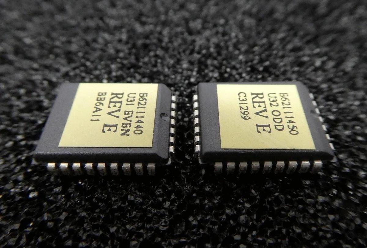 Used Varian VSEA E62111440 E62111450 Dose Controller Chips PCB Set of 2 Working