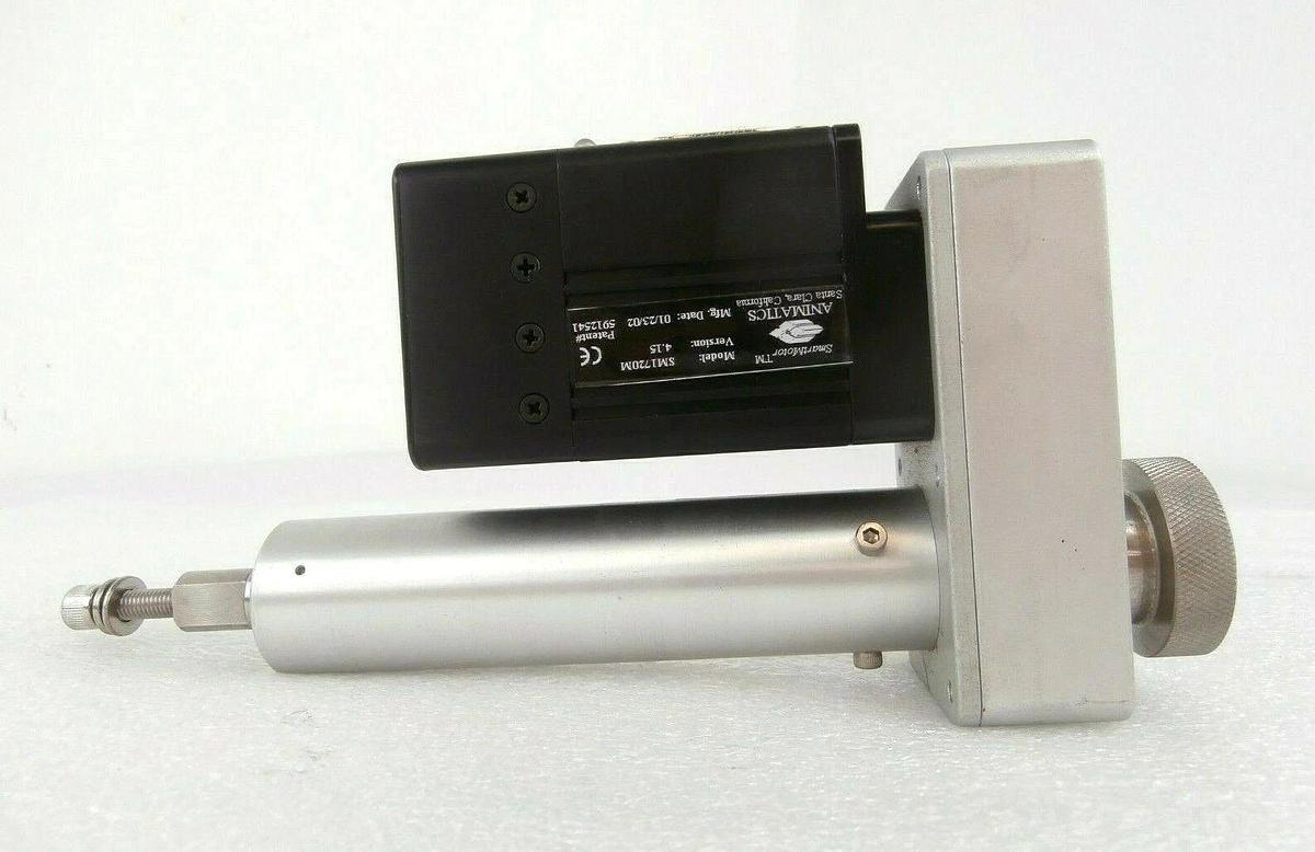 Used Ultra Motion SA-4-A.083-AB-2-K-1/4-KNOB Motor Assembly Animatics SM1702M Working