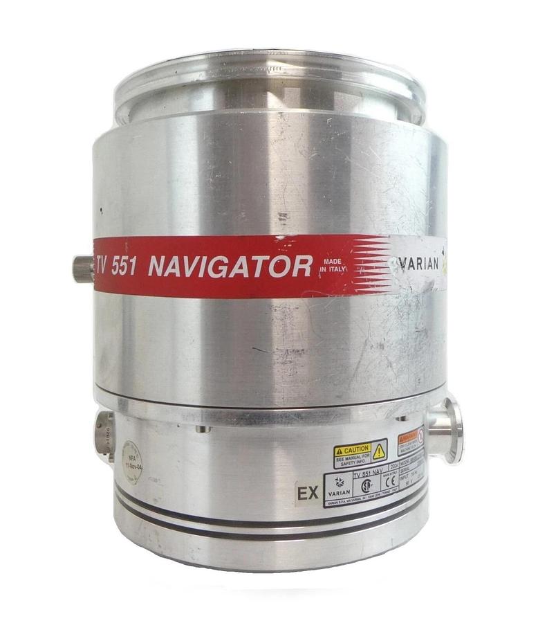 Used TV 551 NAVIGATOR Varian 9698922S001 Turbomolecular Pump Turbo NAV PUMP Working