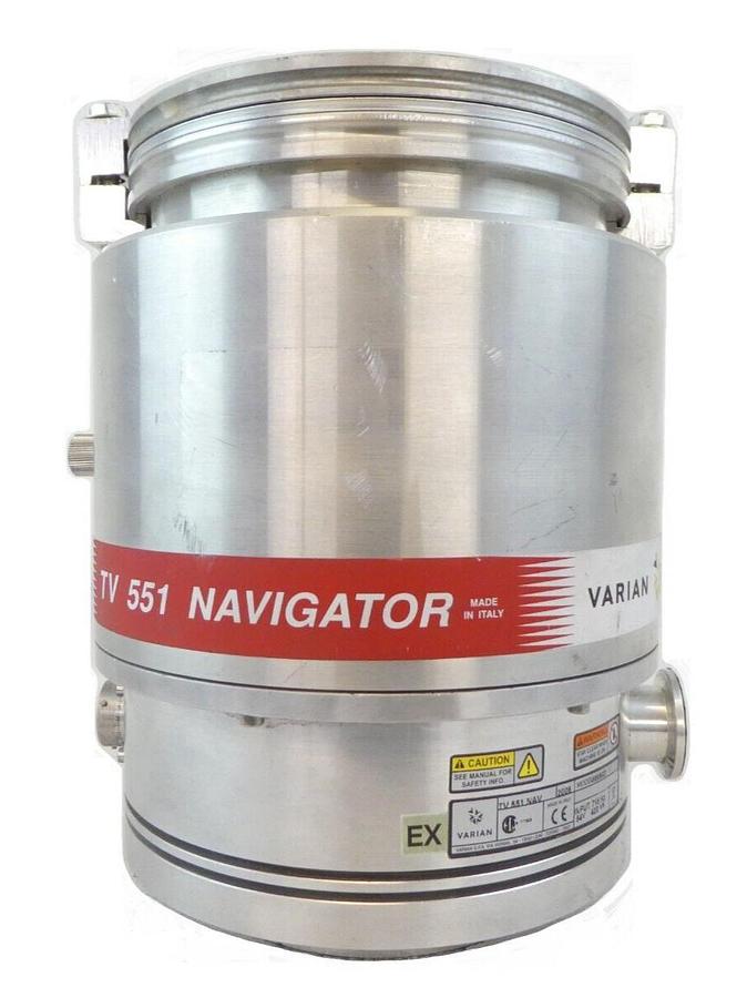 Used TV 551 NAVIGATOR Varian 9698922 Turbomolecular Pump Turbo Tested Working