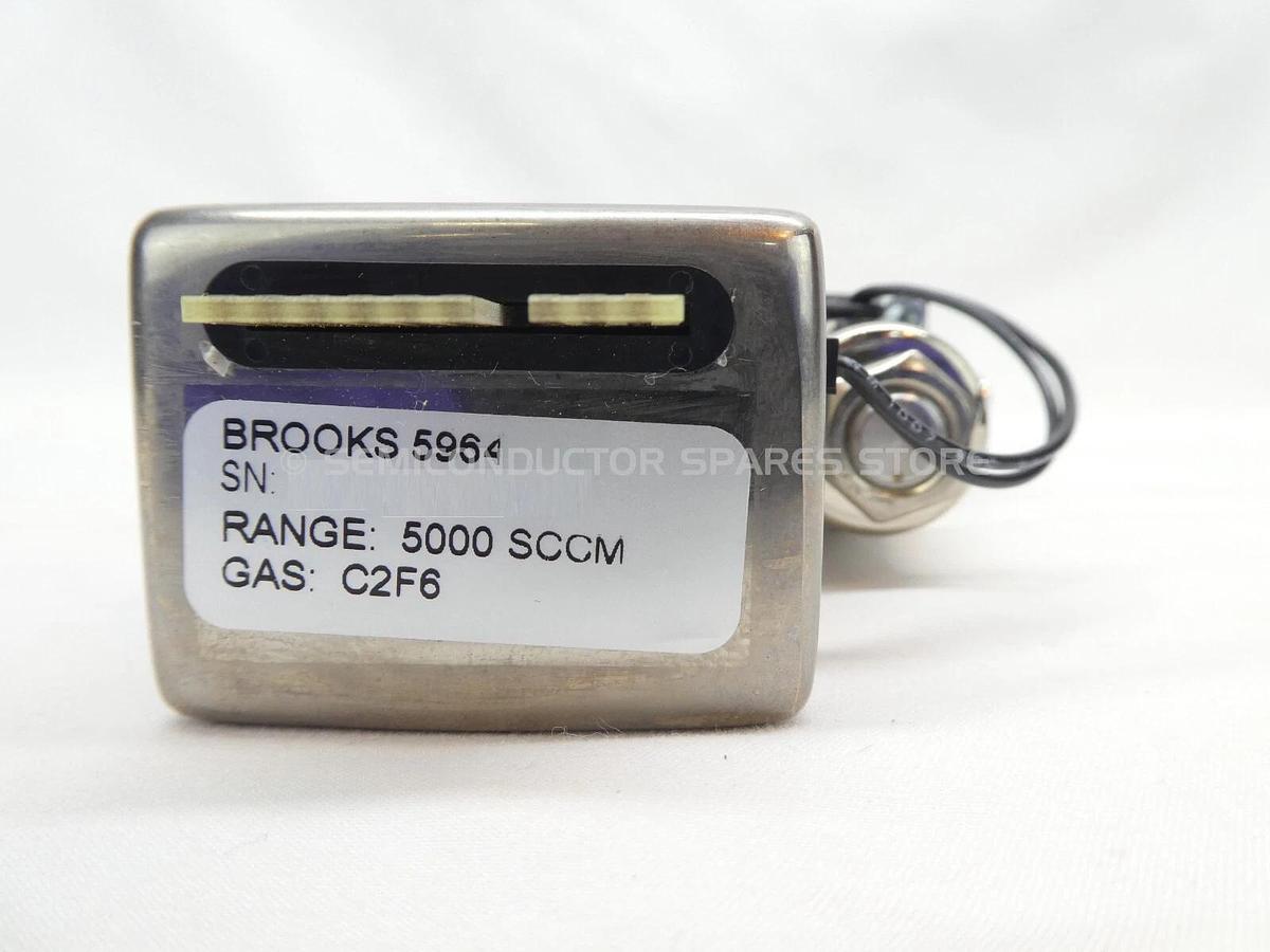Refurbished Brooks 5964 Mass Flow Controller MFC 5000 SCCM C2F6 Lot of 2 OEM Refurbished