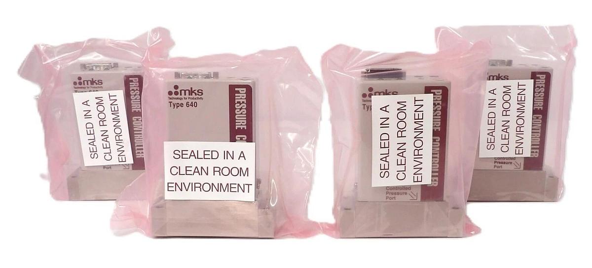 Refurbished MKS Instruments 640A-23510 Pressure Controller Type 640 Lot of 4 OEM Refurbished