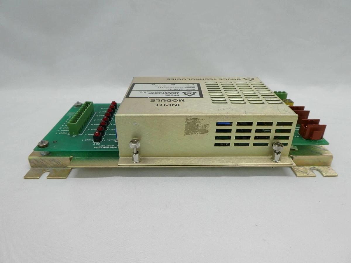 Used Bruce Technologies 9760132 Input Module PCB Assembly BTU 3161101 3161081 As-Is